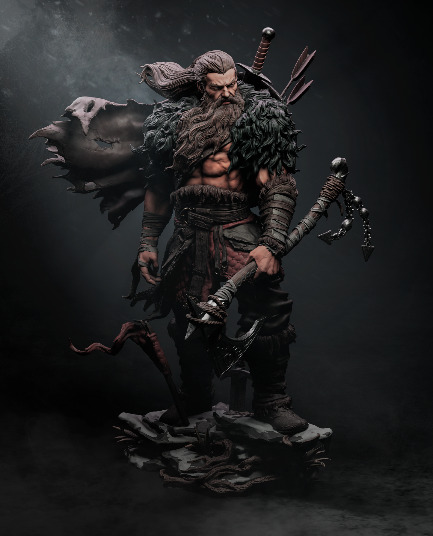 North Warrior Resin Art (Design by CA3D)