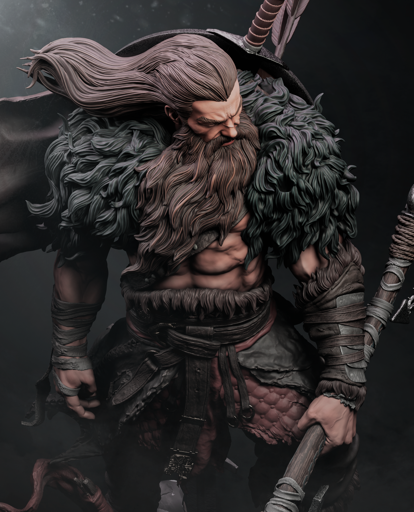 North Warrior Resin Art (Design by CA3D)