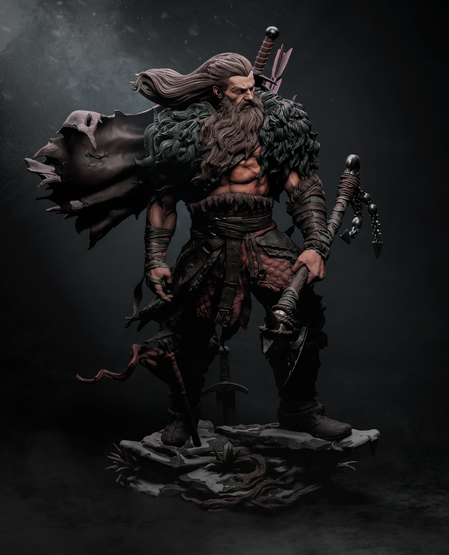 North Warrior Resin Art (Design by CA3D)