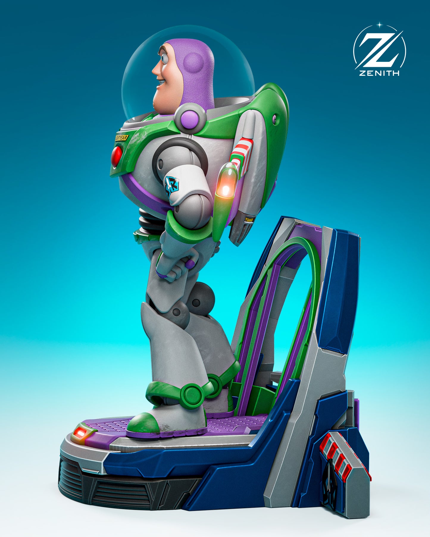 Buzz Lightyear Toy Story Resin Art (Design by Zenith)