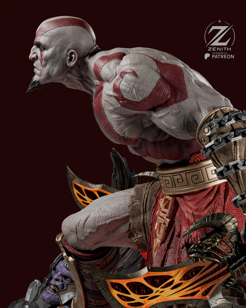 Kratos Resin Fan Art MTO (Design by Zenith)