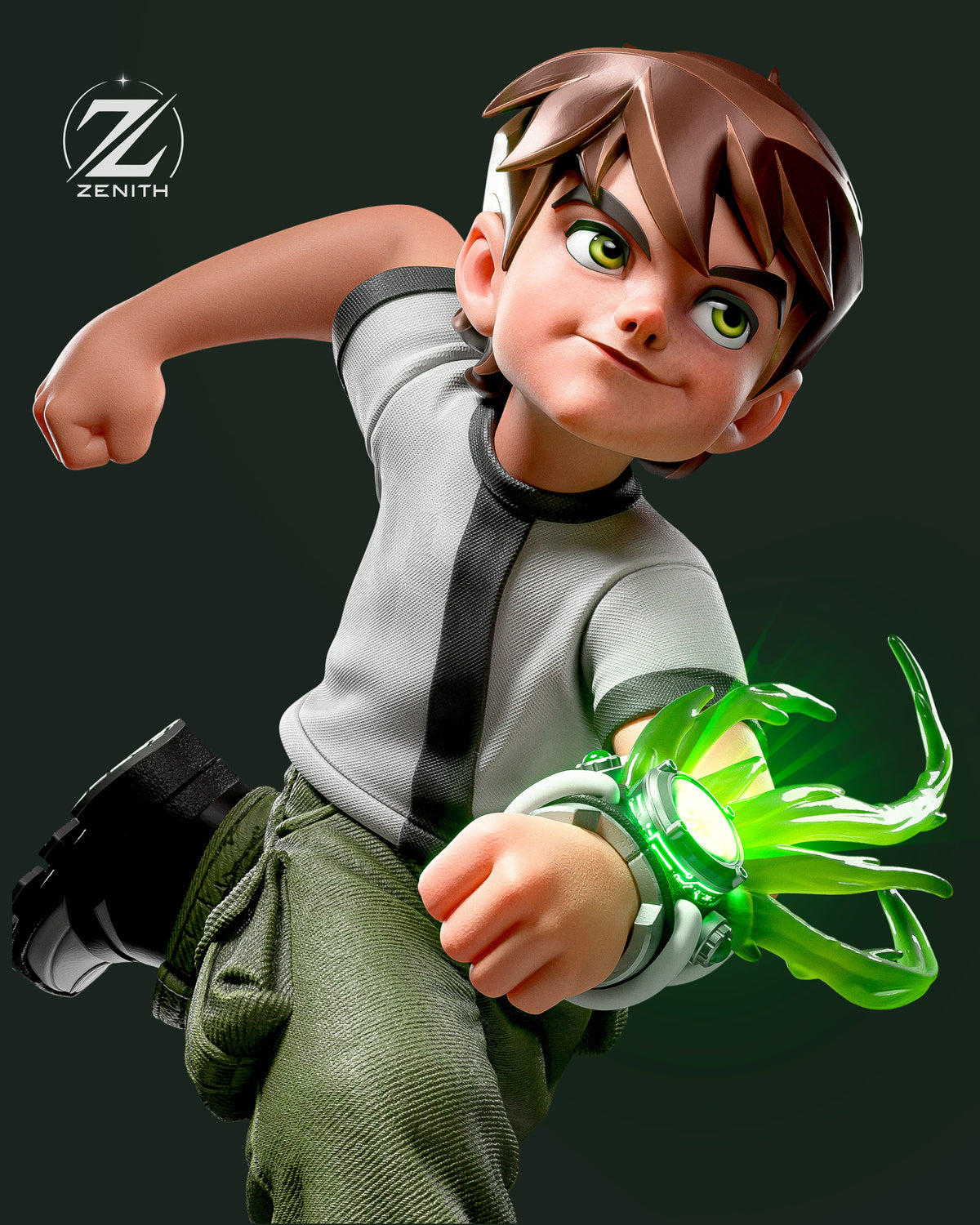 Ben10 Resin Art (Design by Zenith)