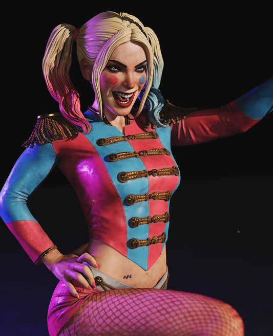 Harley Quinn Resin Art (Godlink Version)