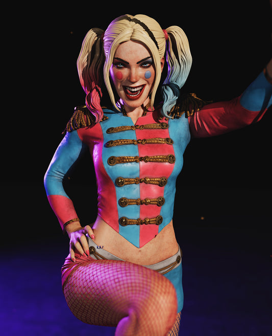 Harley Quinn Resin Art (Godlink Version)