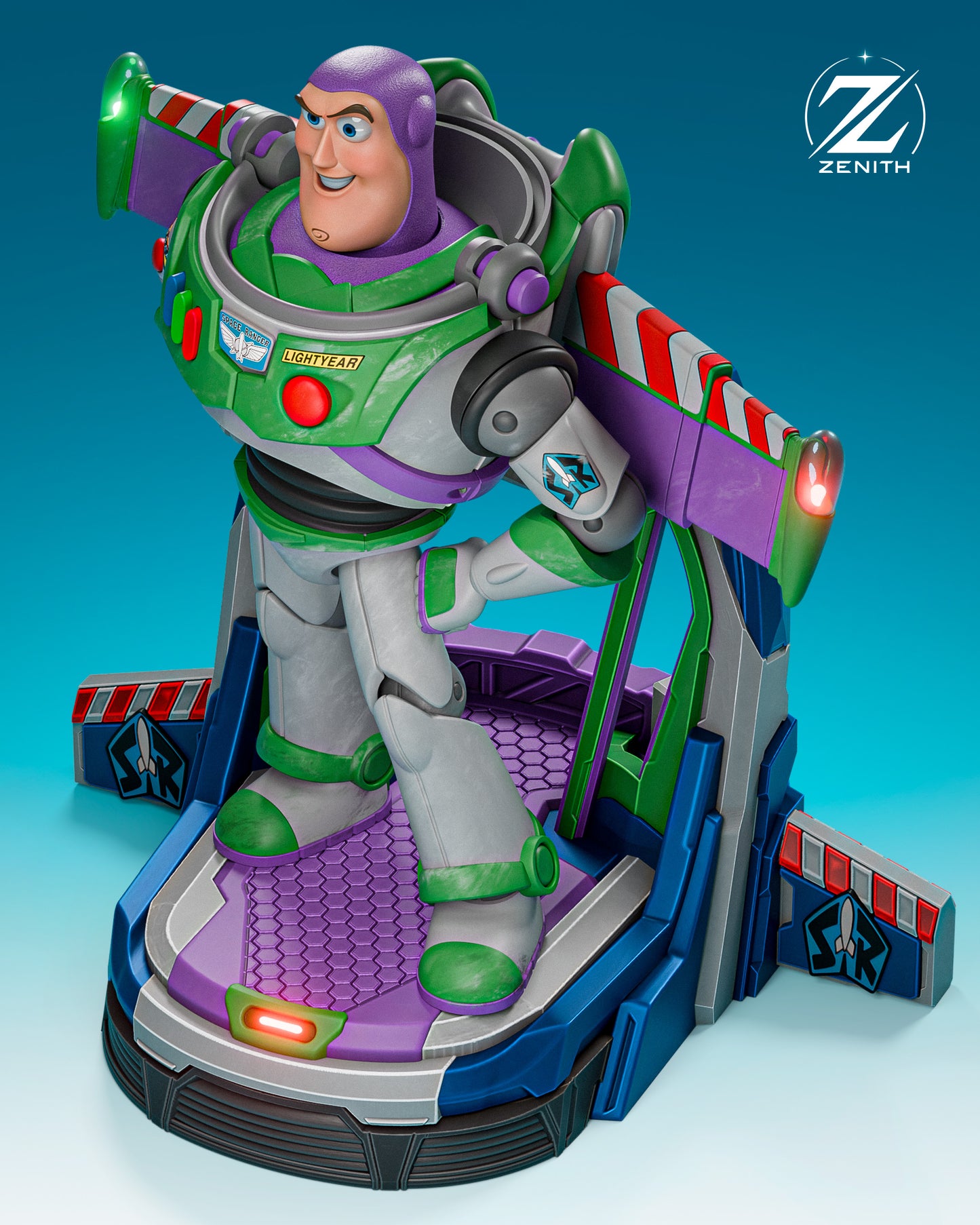 Buzz Lightyear Toy Story Resin Art (Design by Zenith)
