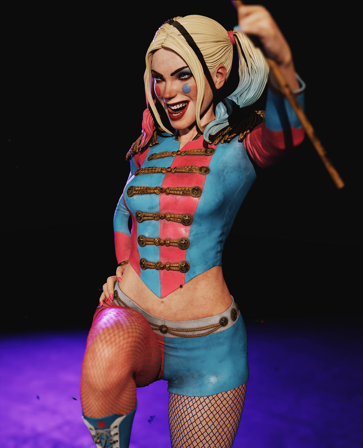 Harley Quinn Resin Art (Godlink Version)