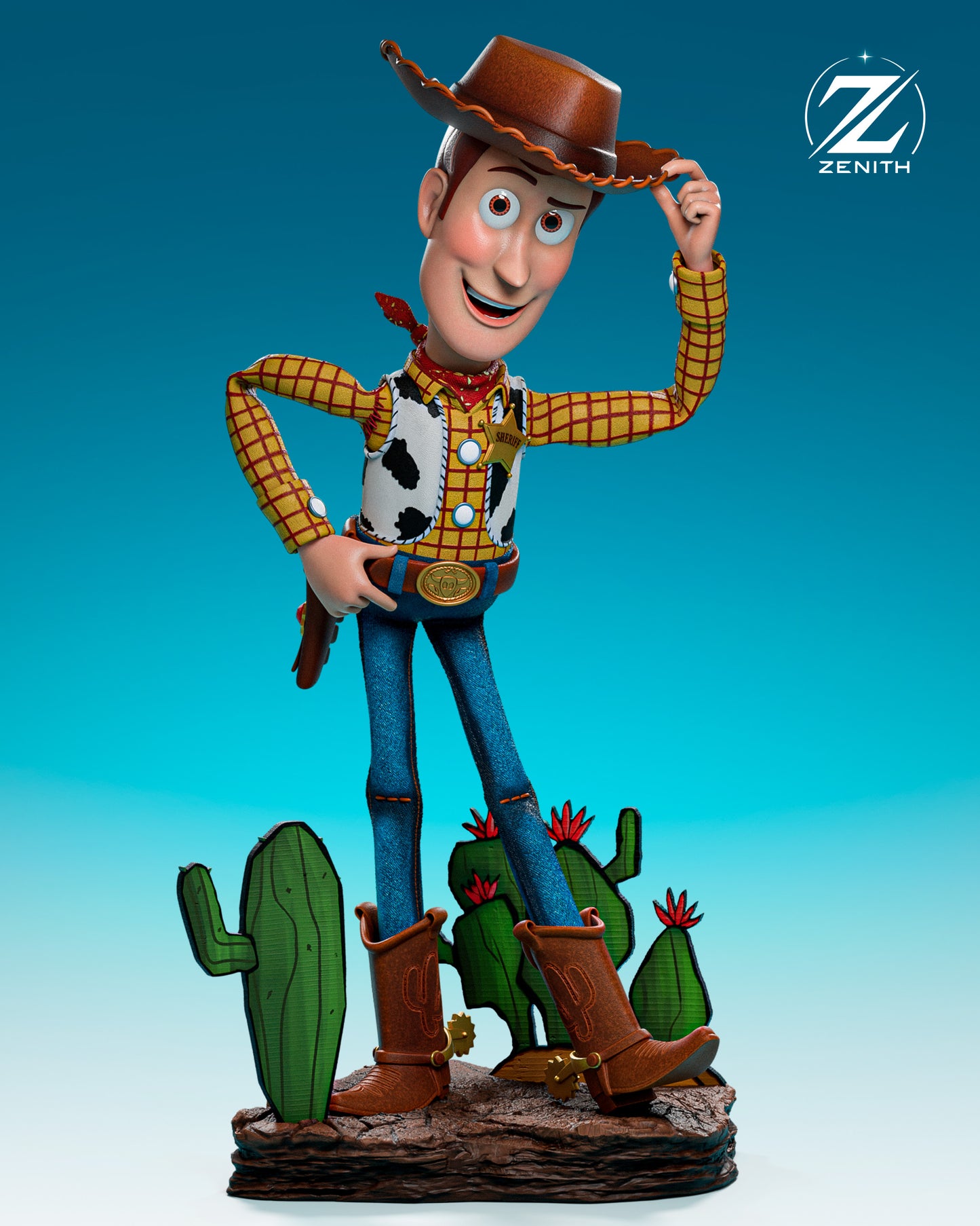 Woody Toy Story Resin Art (Design by Zenith)