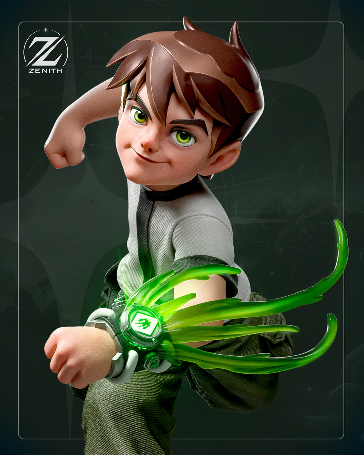 Ben10 Resin Art (Design by Zenith)