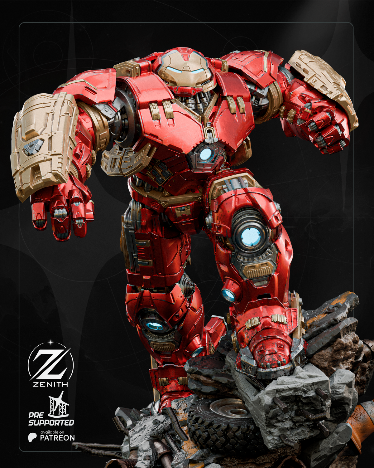 Hulkbuster Resin Art (Design by Zenith)