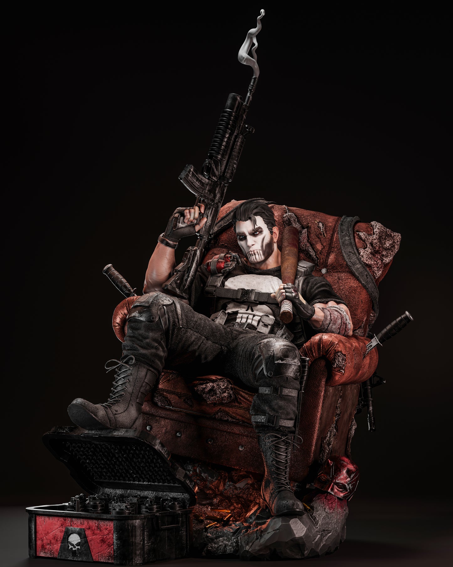 Punisher Resin Fan Art - MTO (ZEZ)