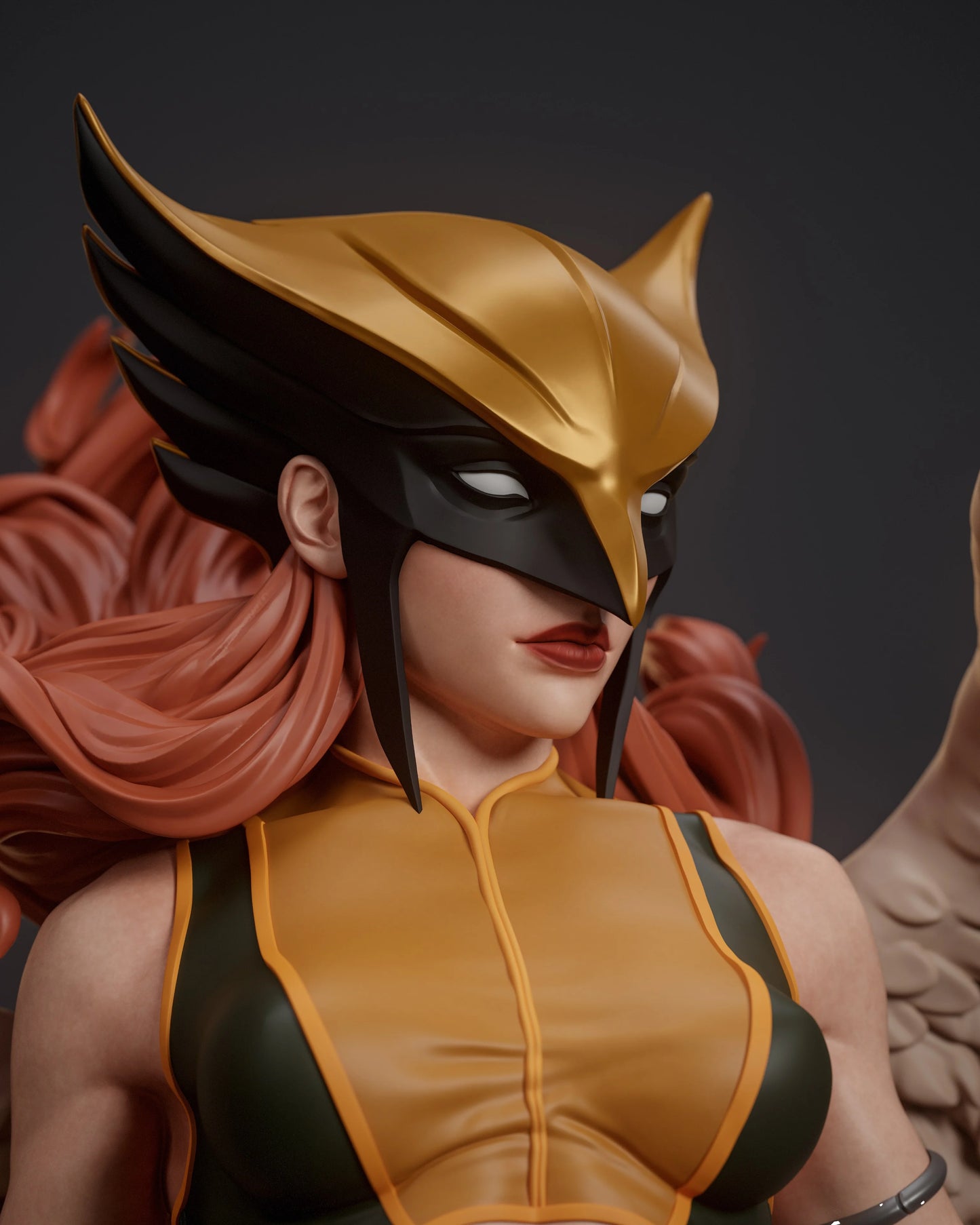 Hawkgirl Resin Fan Art - MTO (Abe3D)