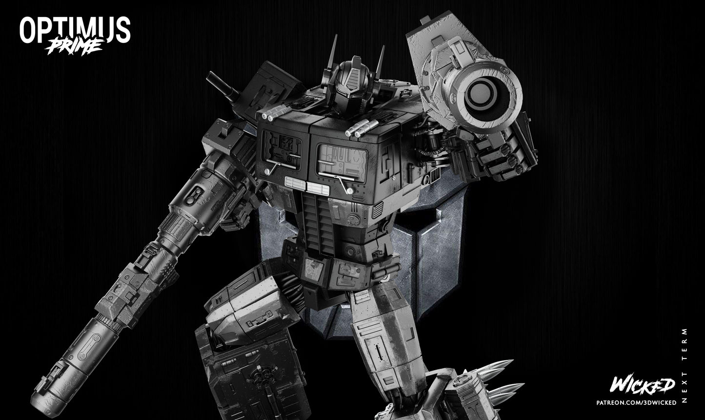 Optimus Collectible Resin Fan Art Pro Painted 18" Tall - MTO