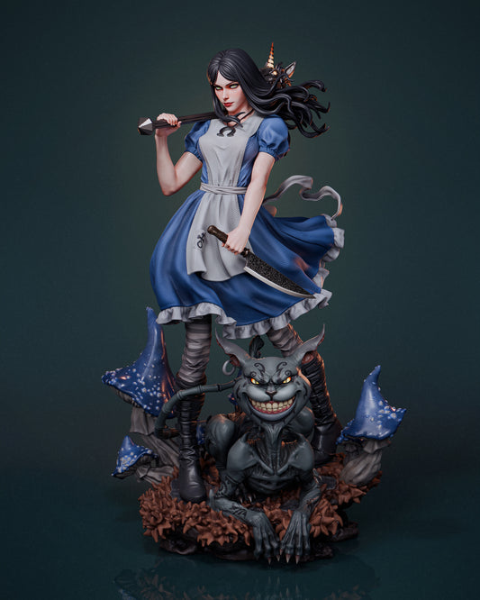 Alice in Wonderland Resin Fan Art - MTO (Design by Abe3D)