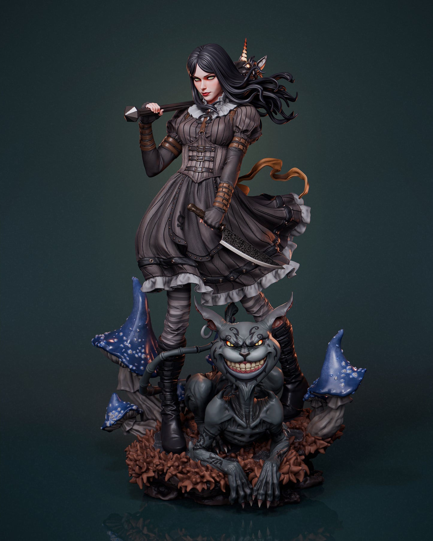 Alice in Wonderland Resin Fan Art - MTO (Design by Abe3D)