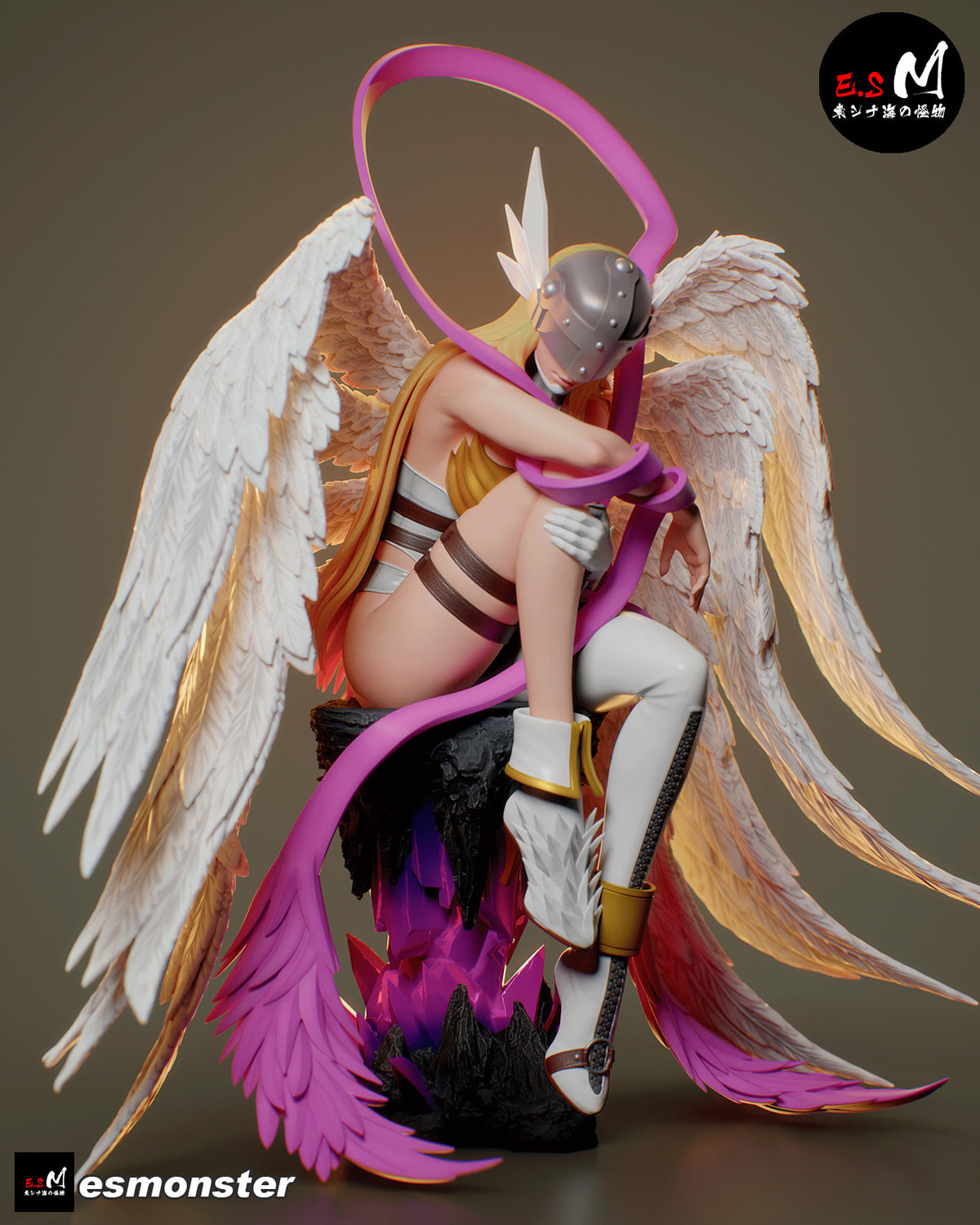 Angewomon Resin Art (East Sea Monster Version)