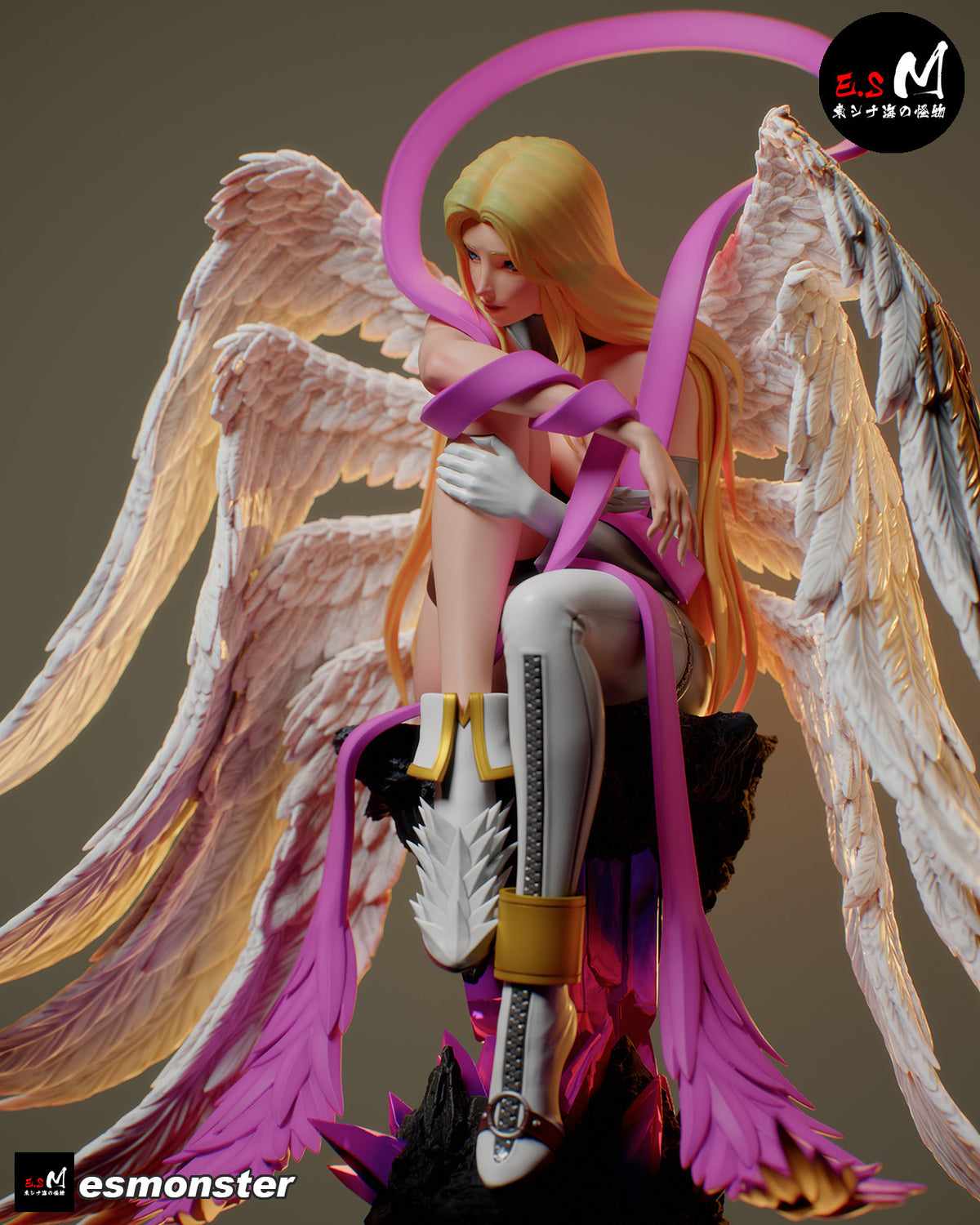 Angewomon Resin Art (East Sea Monster Version)