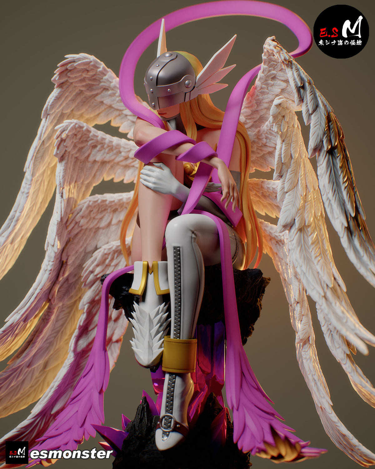 Angewomon Resin Art (East Sea Monster Version)