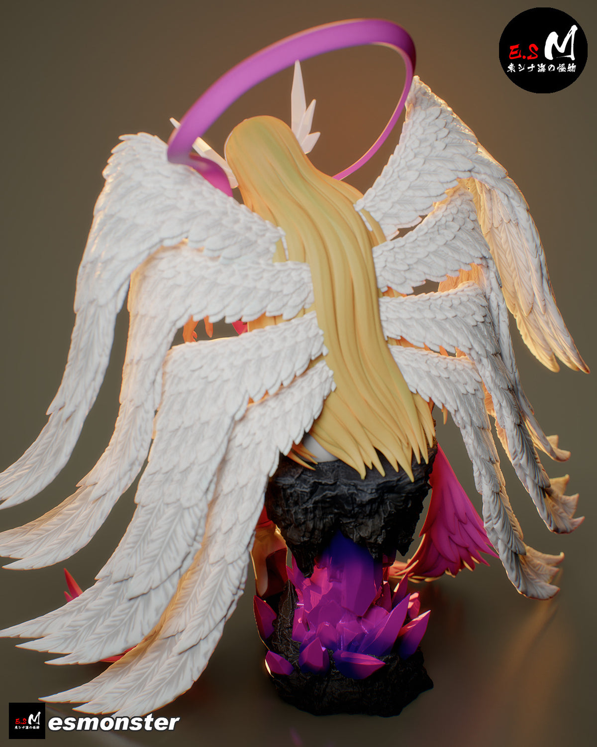 Angewomon Resin Art (East Sea Monster Version)