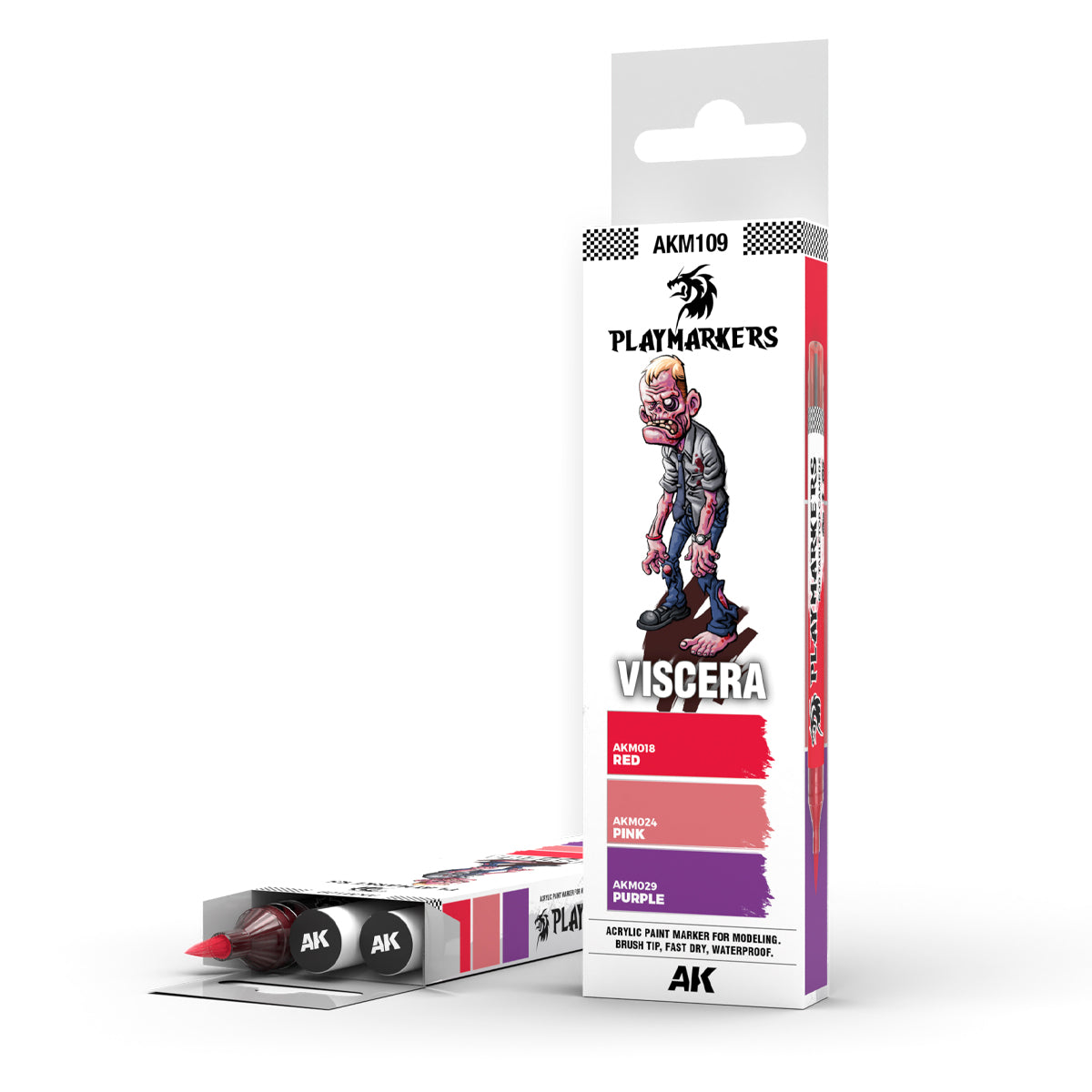 AK Playmarkers Viscera Set - Acrylic Brush Marker