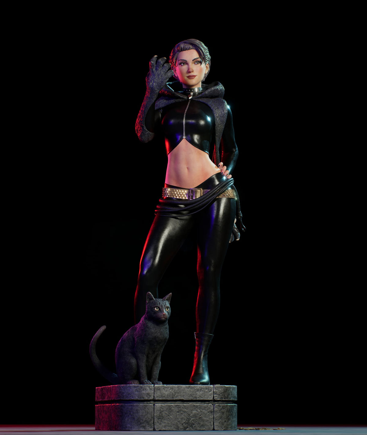 Catwoman Resin Art (Design by Godlink)