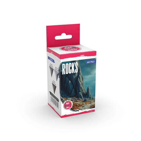 AK Quick Gen Acrylic Contrast Paint Set - Rocks