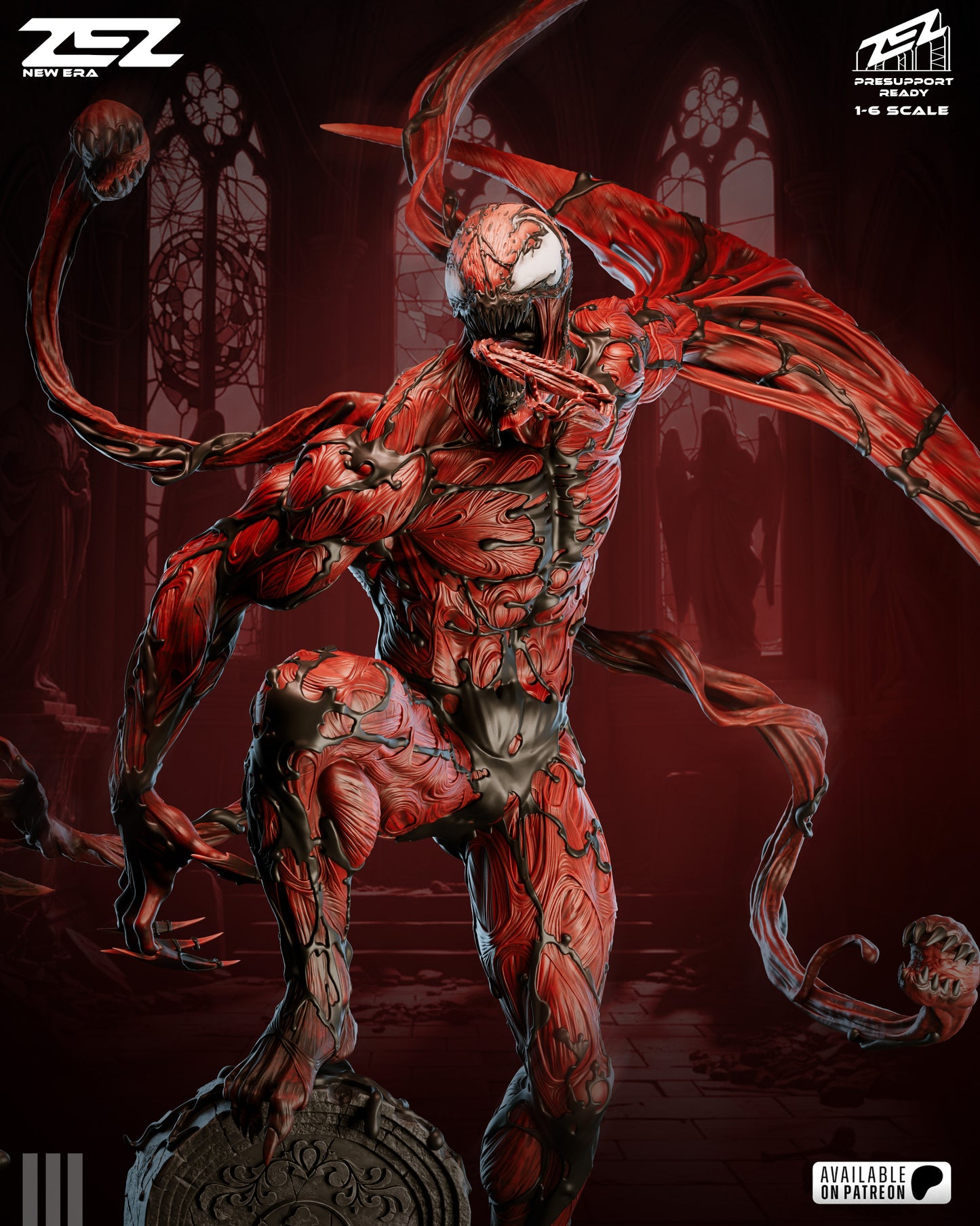 Carnage Resin Art (Design by ZEZ Studios)