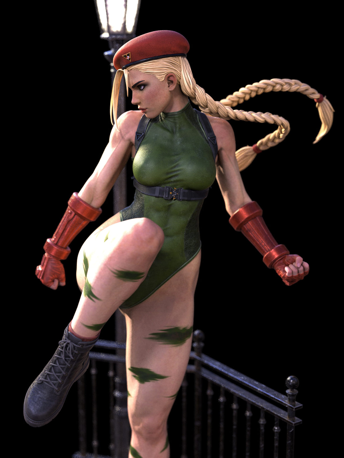 Cammy Street Fighter Resin Art (Design by Godlink)