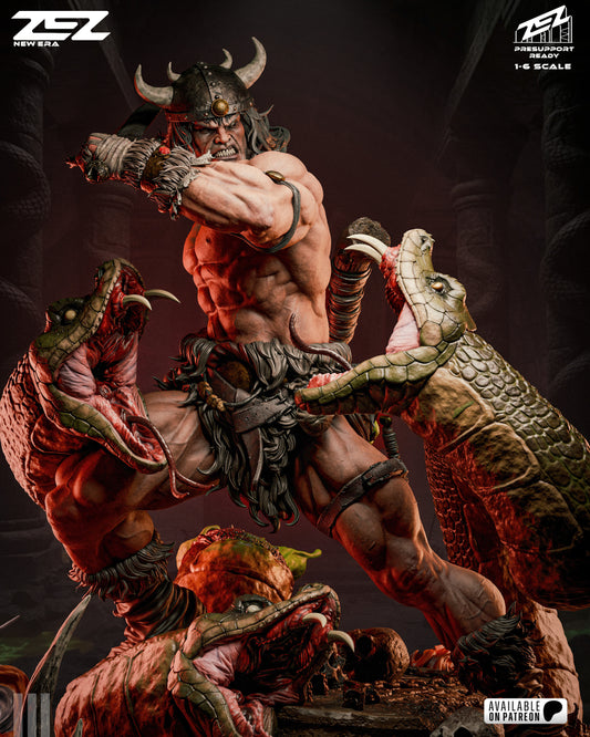 Conan the Barbarian - Resin Art MTO (Designed by ZEZ Studios)