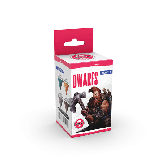 AK Quick Gen Acrylic Contrast Paint Set - Dwarfs