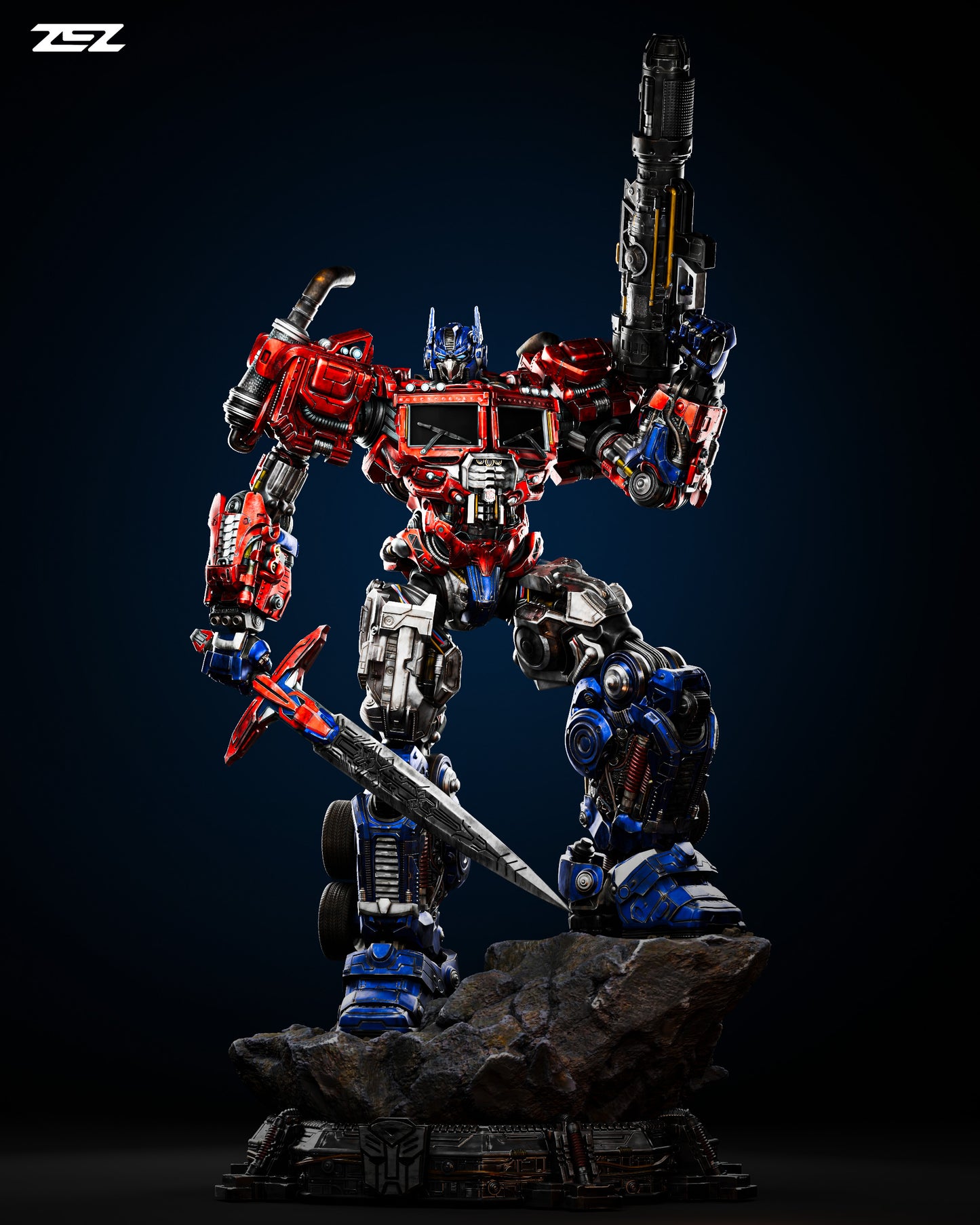 Optimus Prime Resin Sculpture Fan Art Pro - MTO (ZEZ)