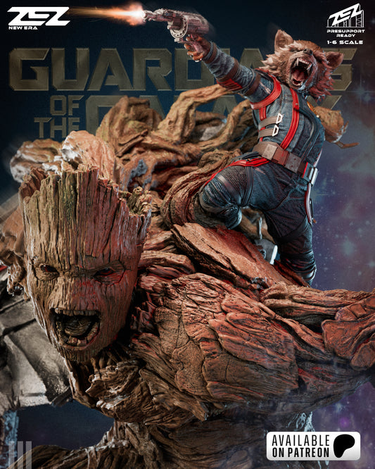 Rocket and Groot - MTO (Designed by ZEZ Studios)