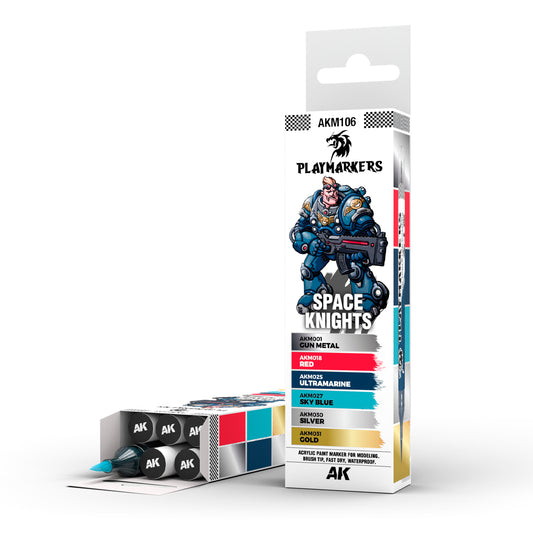 AK Playmarkers Space Knights Set - Acrylic Brush Marker