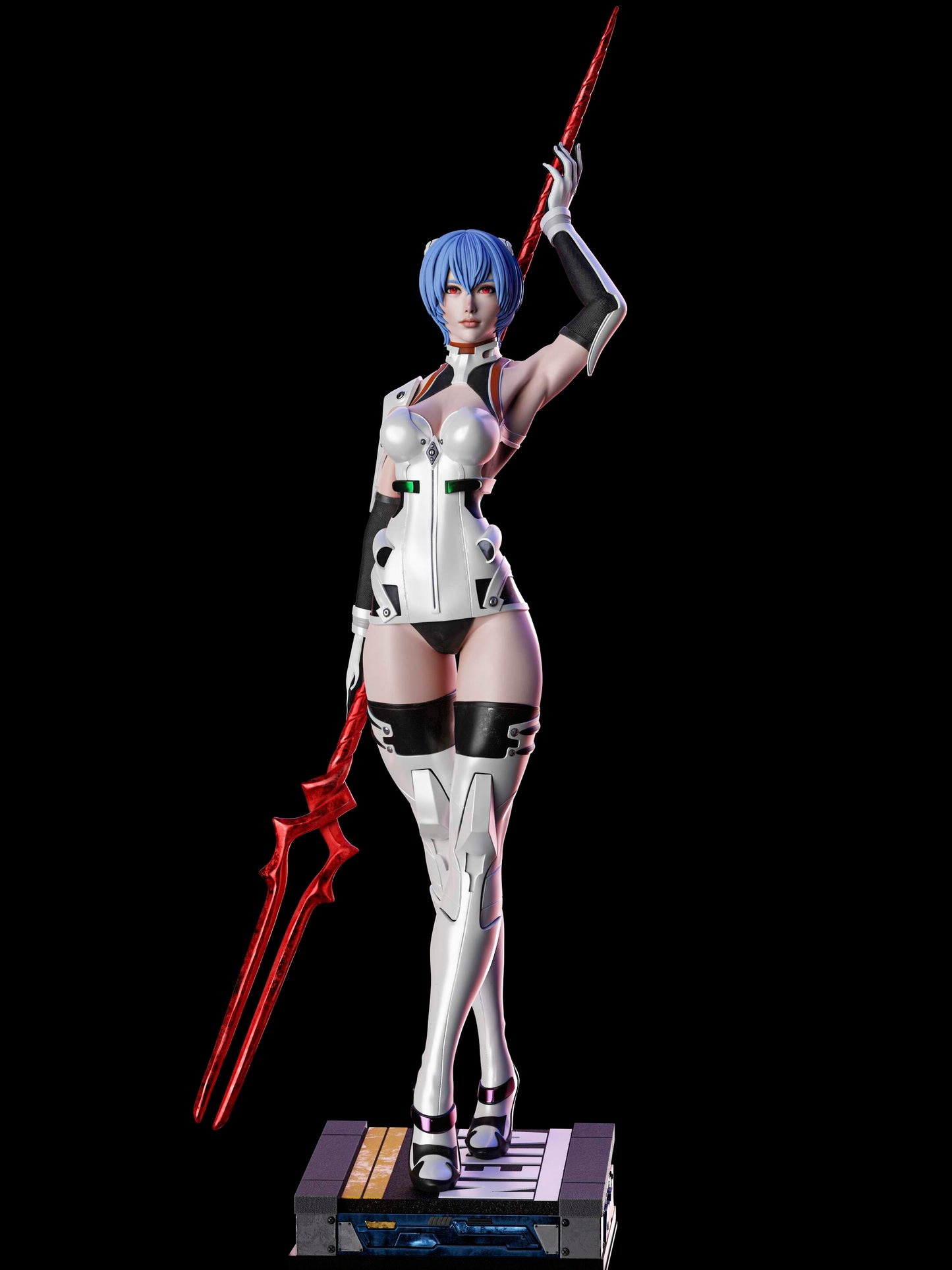 Rei Ayanami Resin Fan Art MTO (Design by Abe3D)