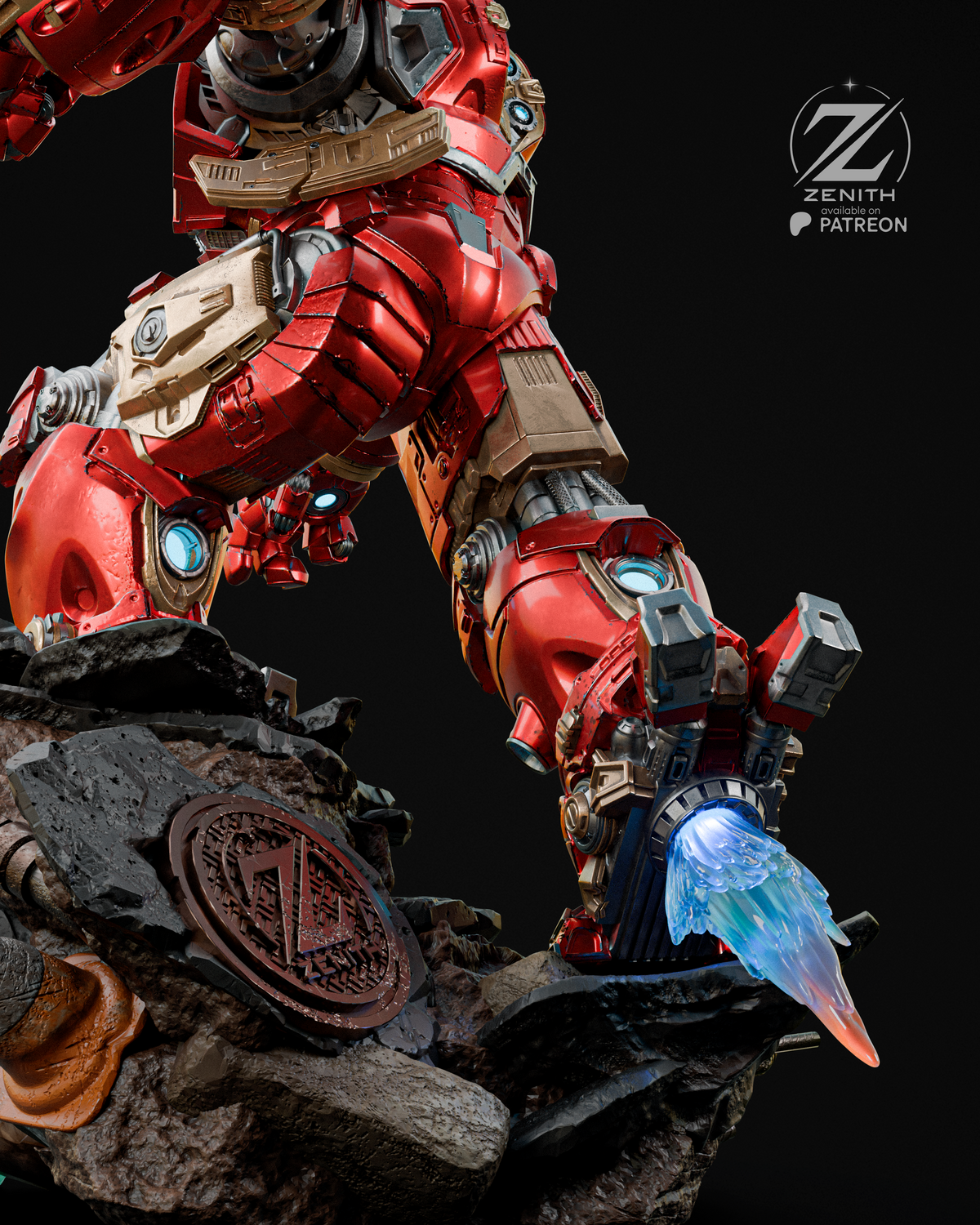 Hulkbuster Resin Art (Design by Zenith)