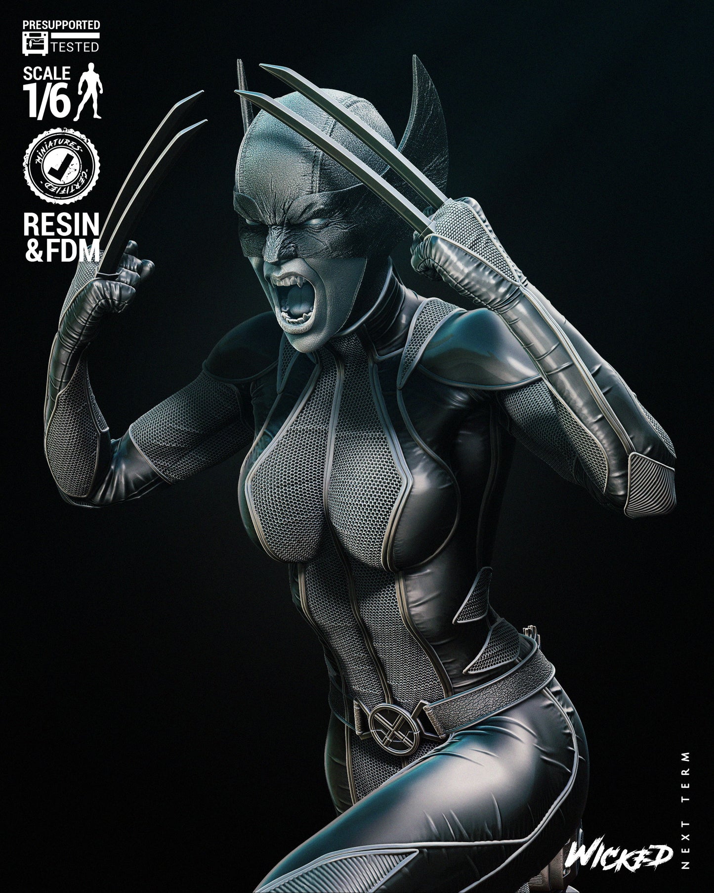 X-23 Collectible Resin Fan Art - MTO