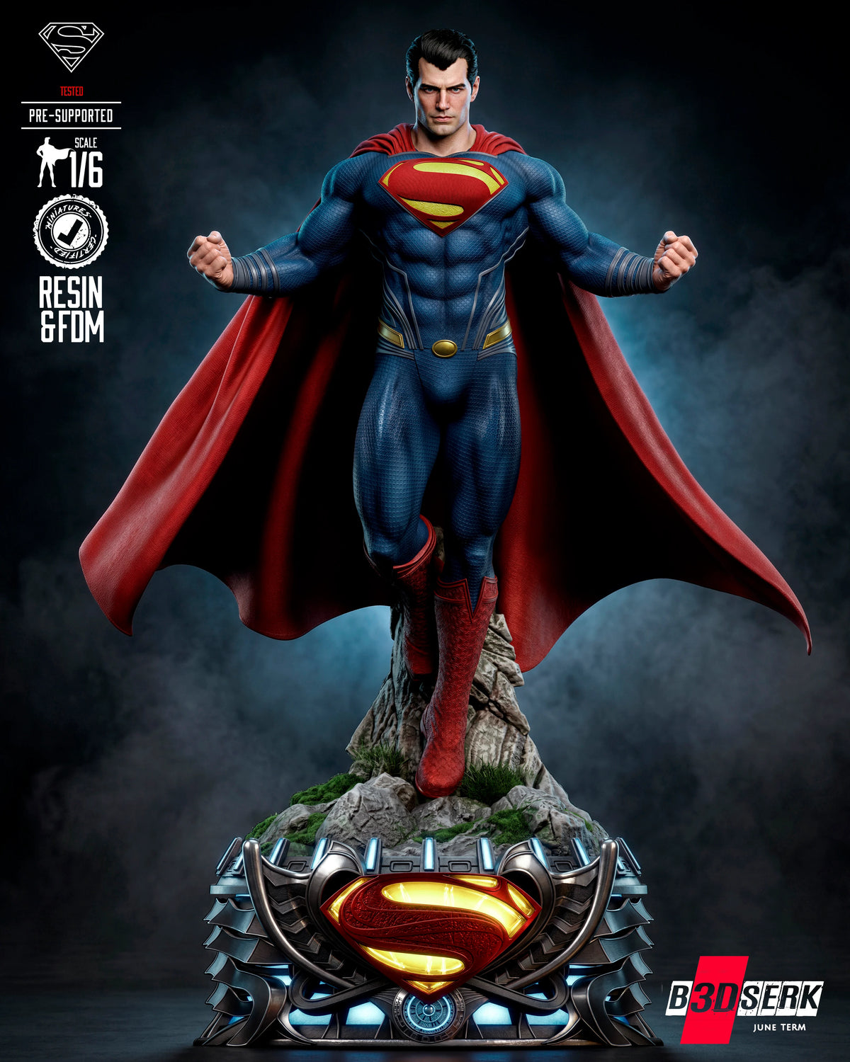 Superman Resin Art (B3dserk)
