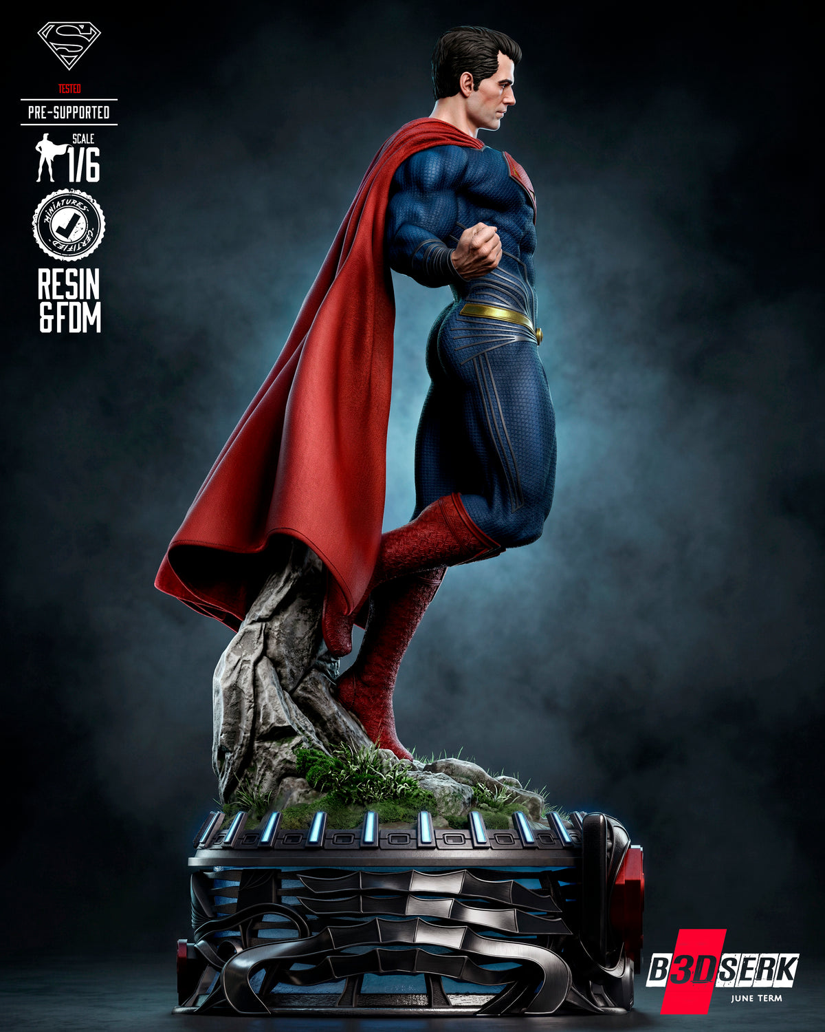 Superman Resin Art (B3dserk)