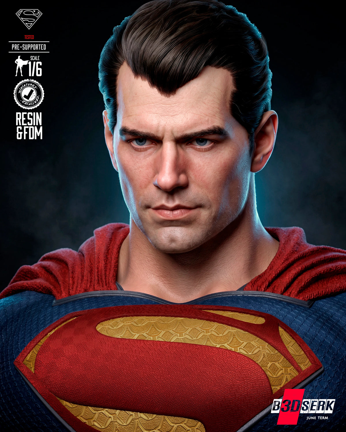 Superman Resin Art (B3dserk)