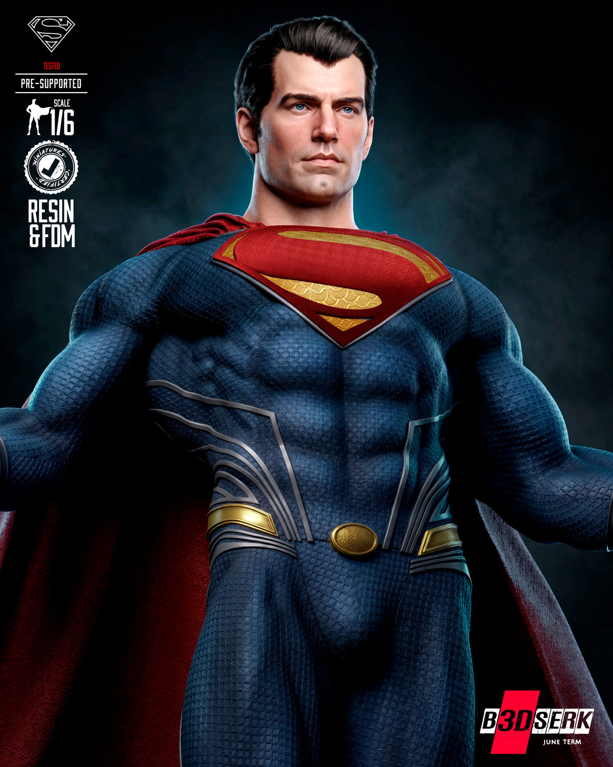 Superman Resin Art (B3dserk)