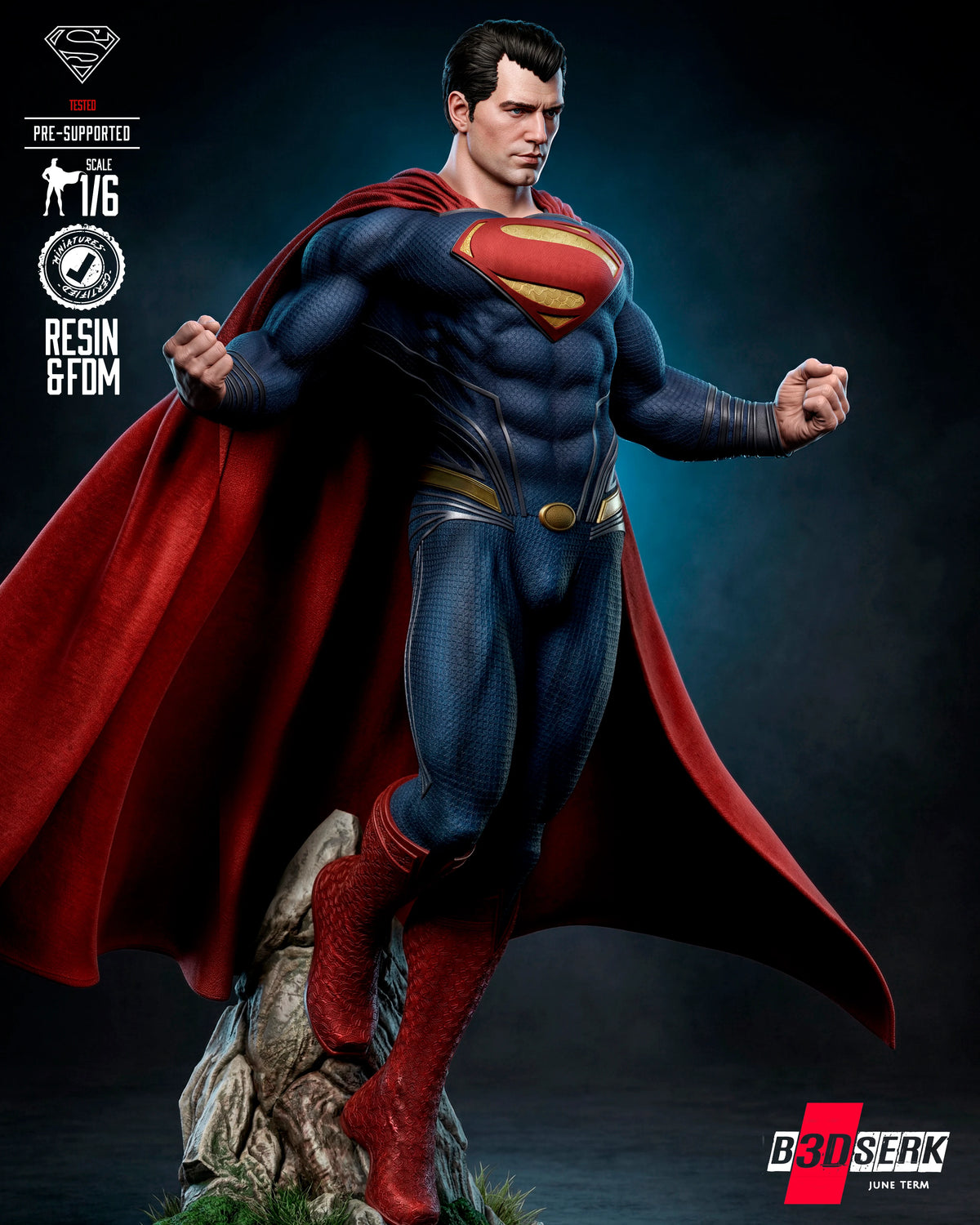 Superman Resin Art (B3dserk)