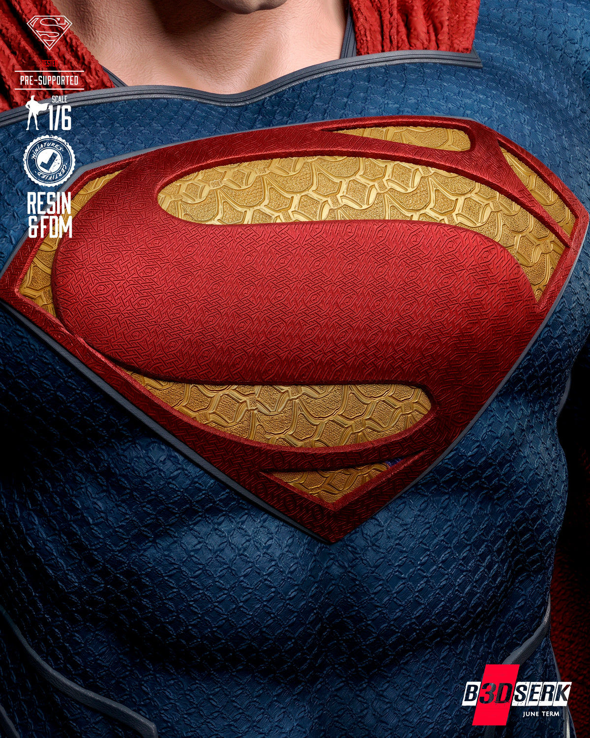 Superman Resin Art (B3dserk)