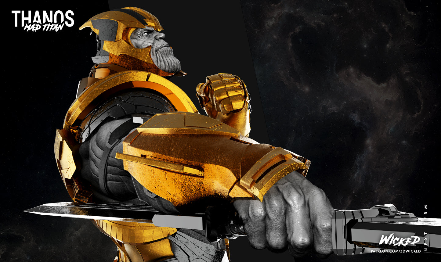 Thanos Resin Fan Art - MTO (B3D)