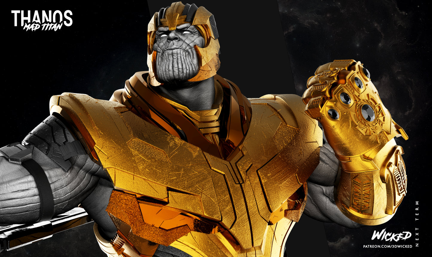 Thanos Resin Fan Art - MTO (B3D)