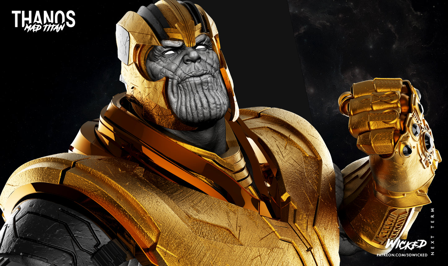 Thanos Resin Fan Art - MTO (B3D)