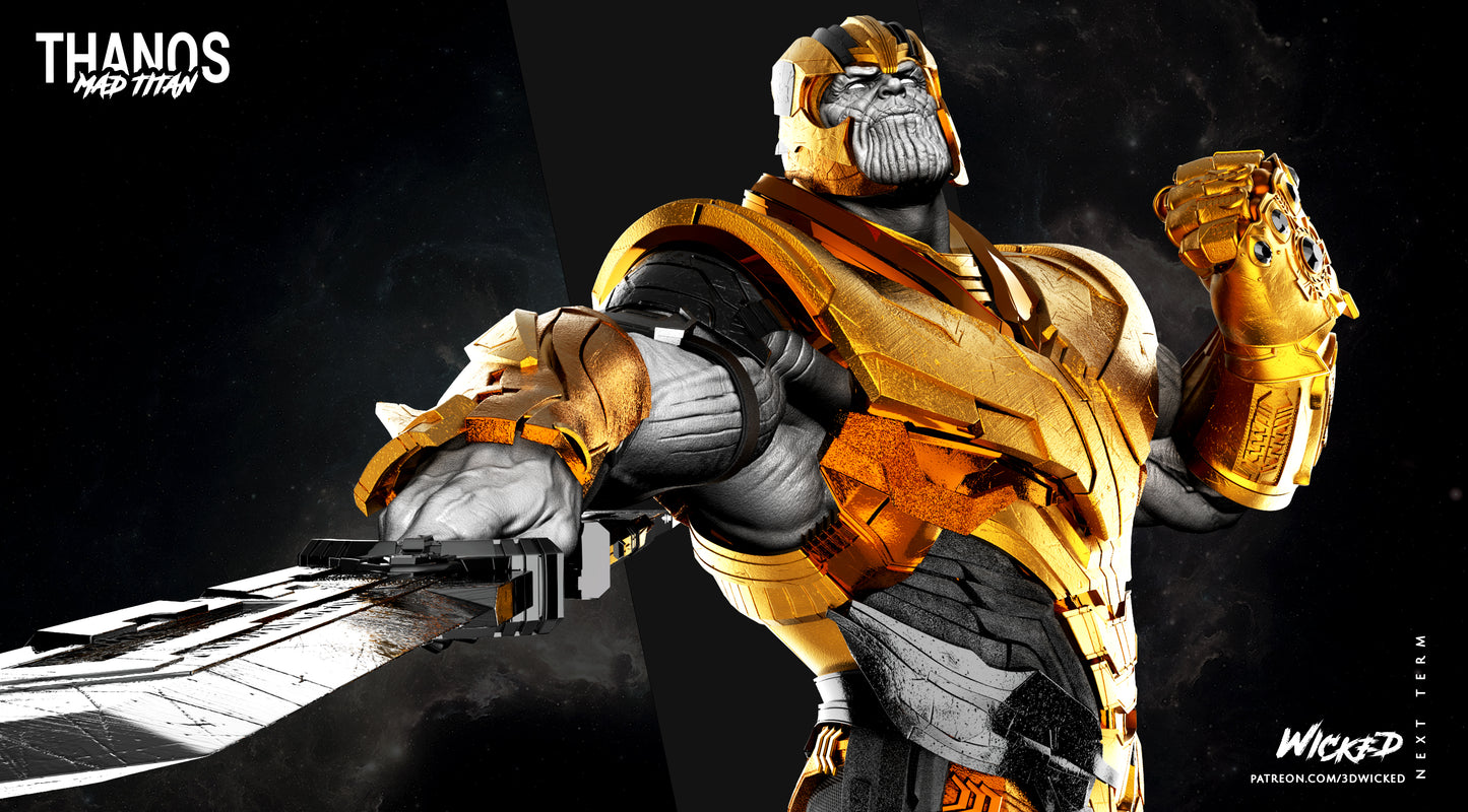 Thanos Resin Fan Art - MTO (B3D)