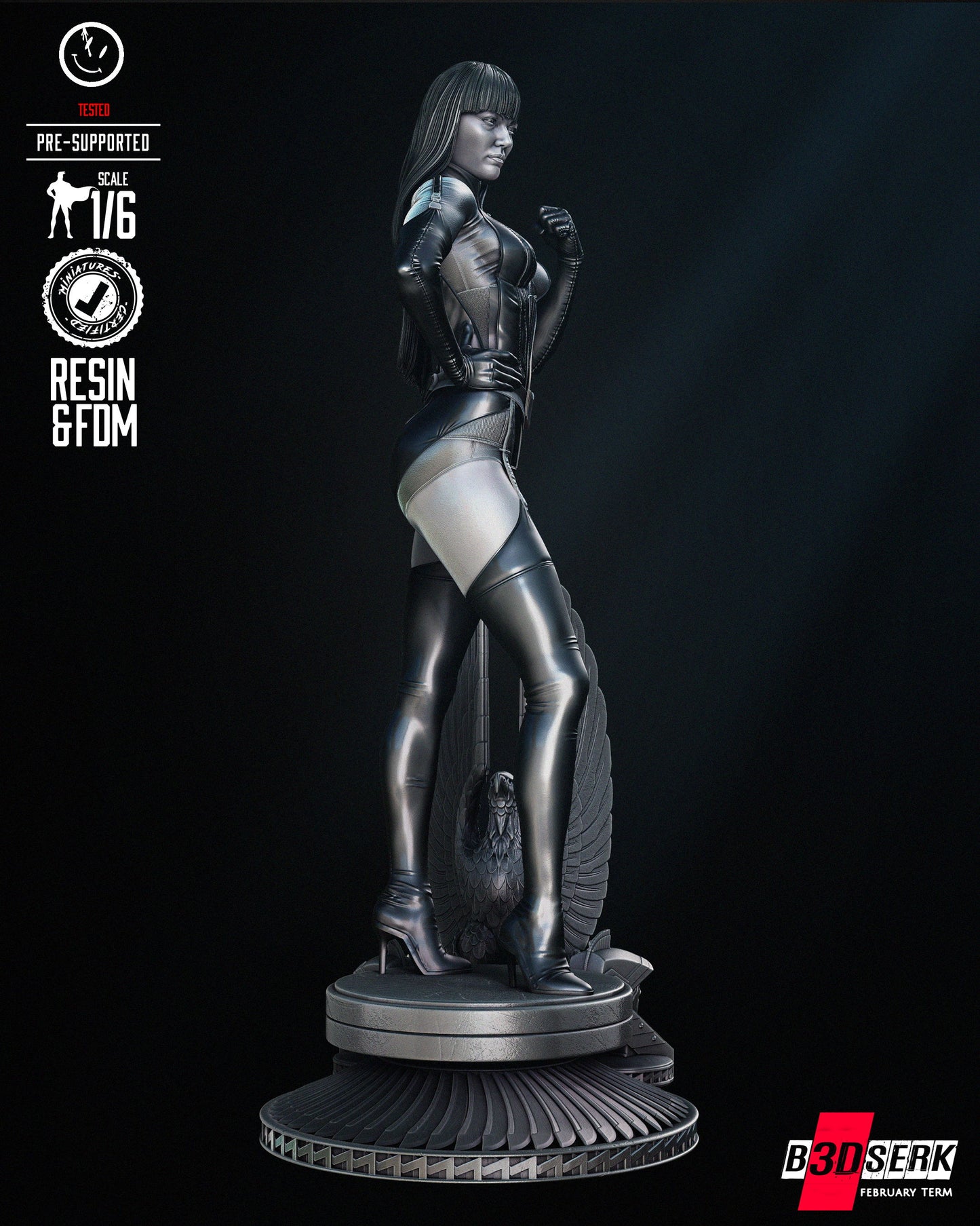 Silk Spectre Resin Sculpture Fan Art Pro Painted - MTO