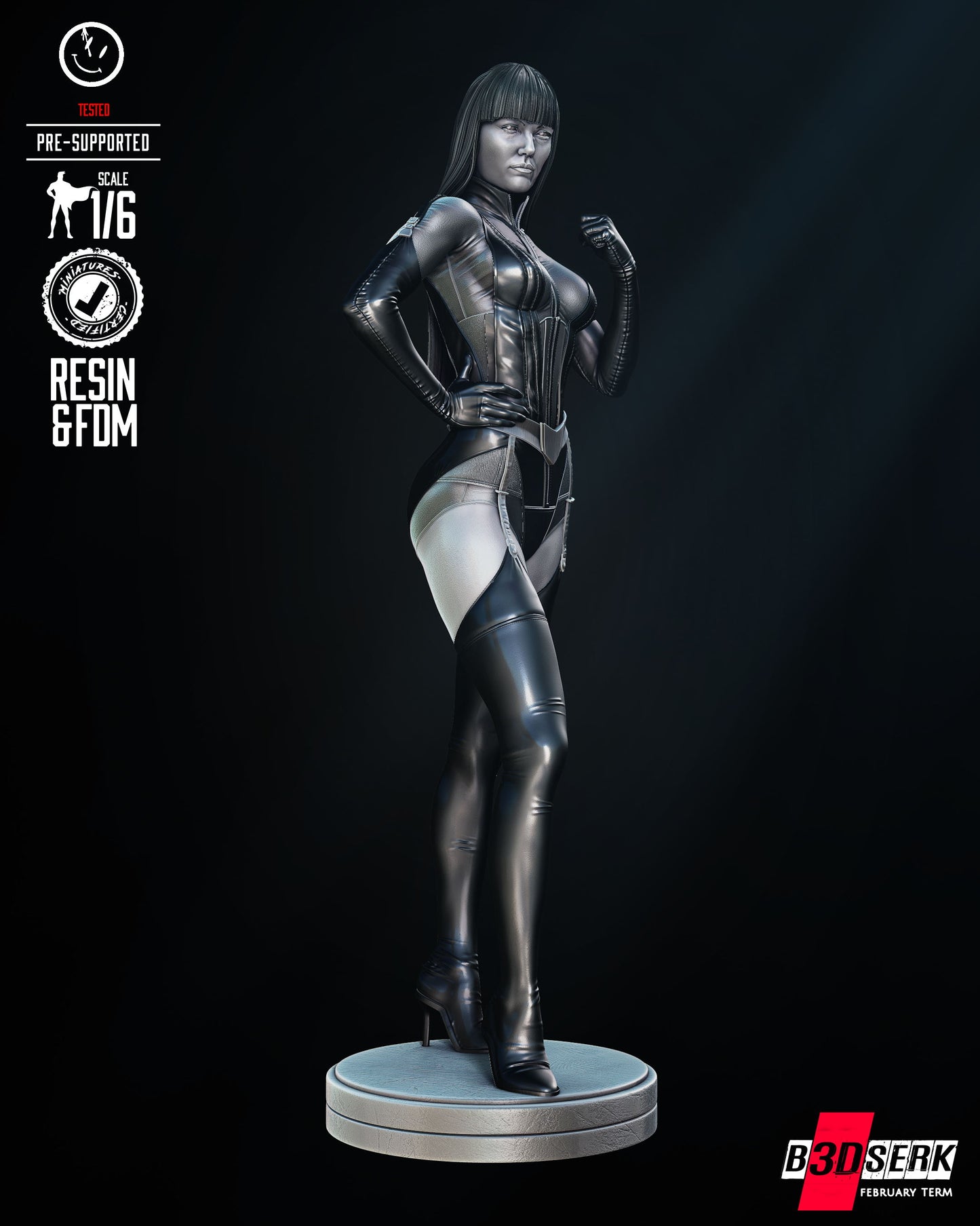 Silk Spectre Resin Sculpture Fan Art Pro Painted - MTO