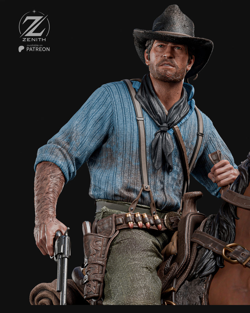 Arthur Morgan Resin Fan Art MTO (Design by Zenith)