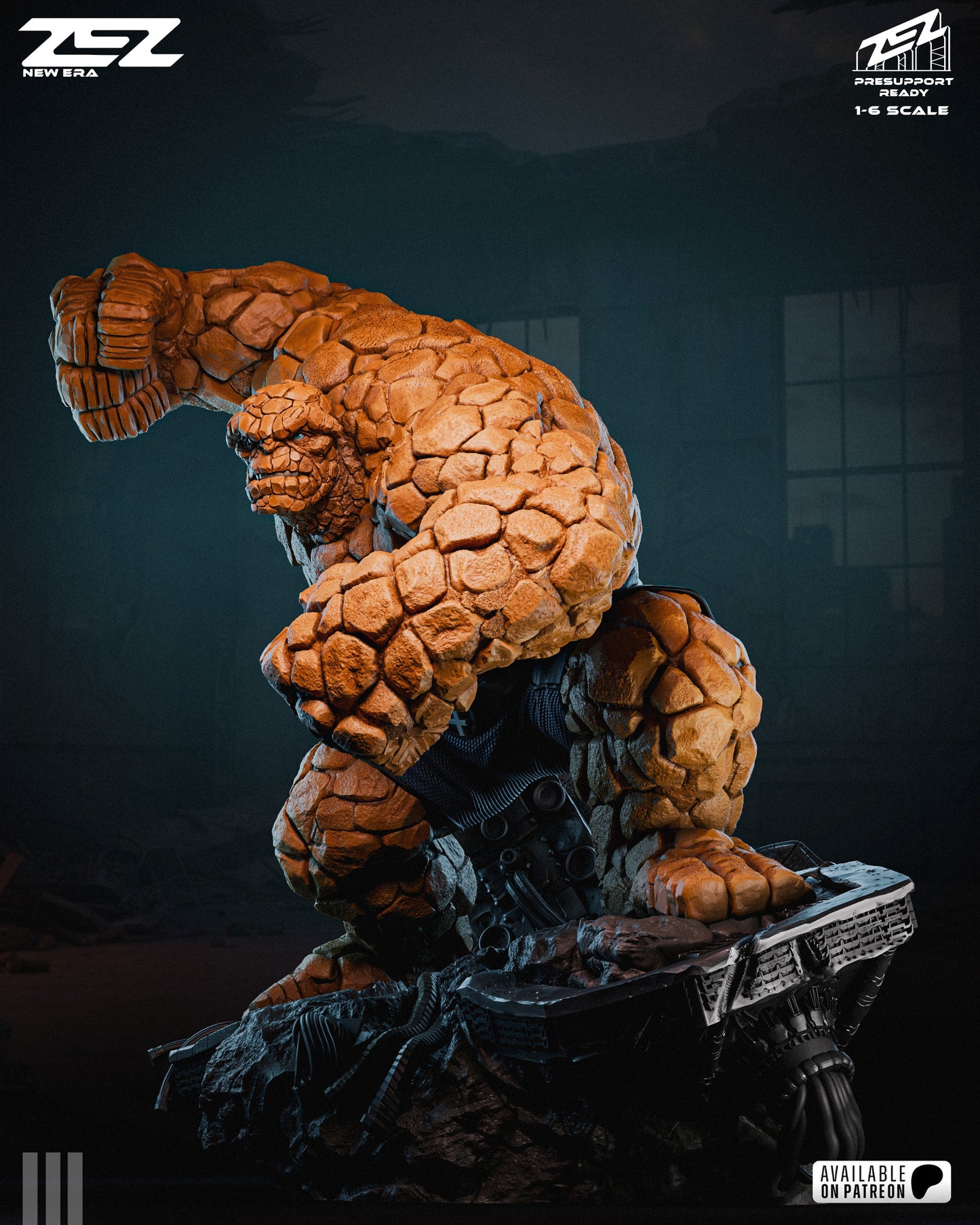 The Thing Resin Art (Design by ZEZ Studios)
