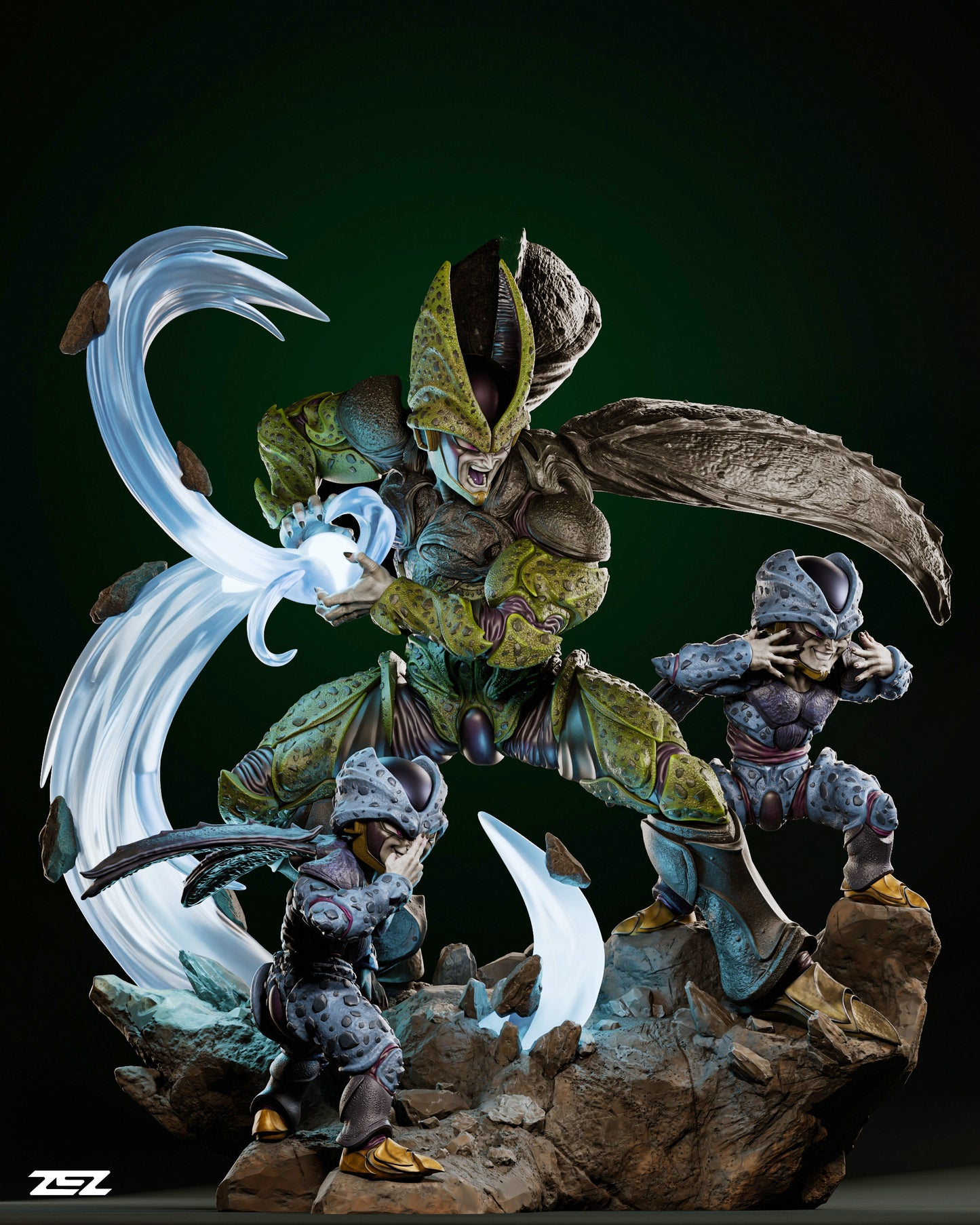 Cell DBZ Resin Sculpture Fan Art Pro - MTO (ZEZ)